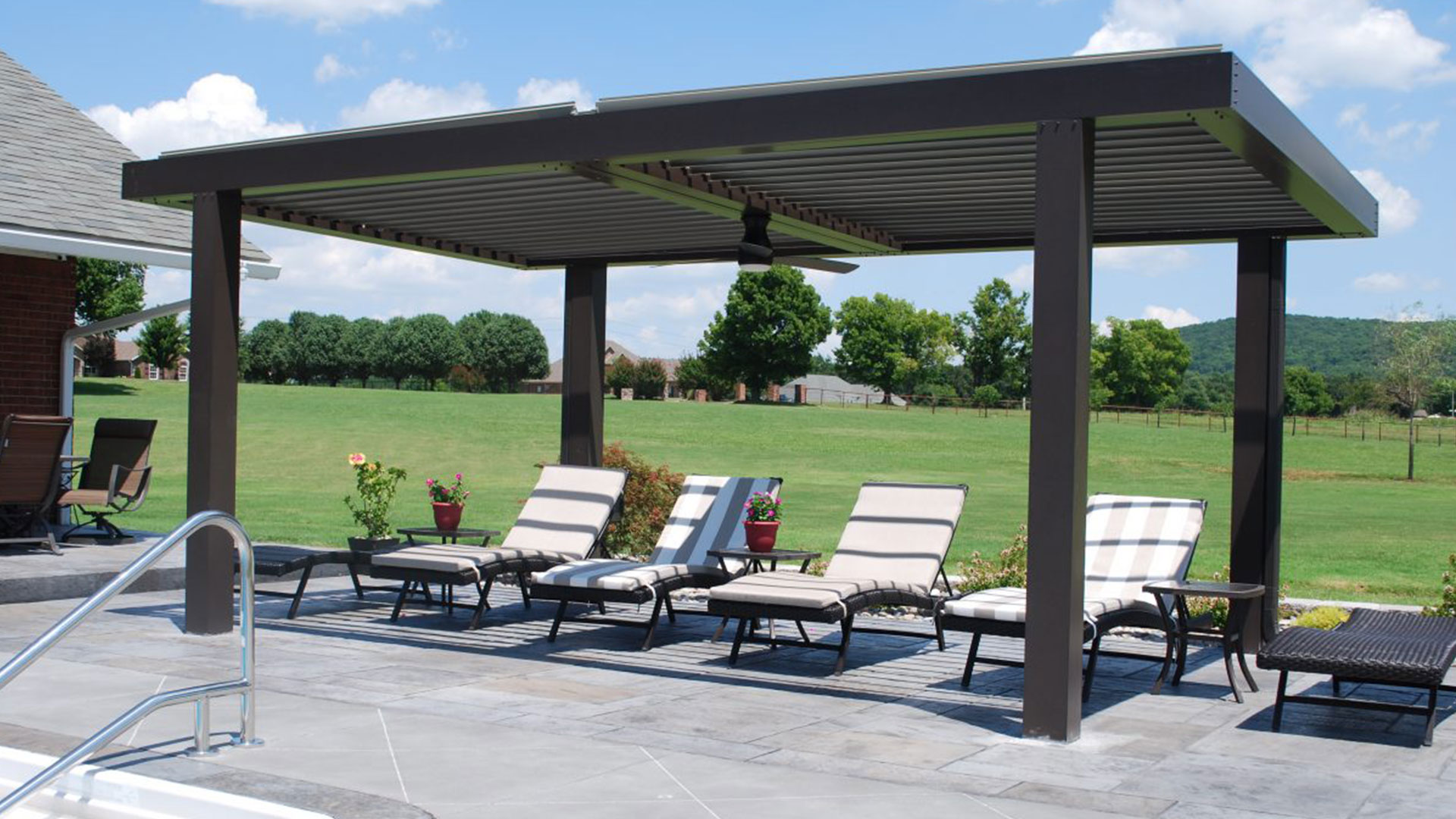 Pool shade hotel